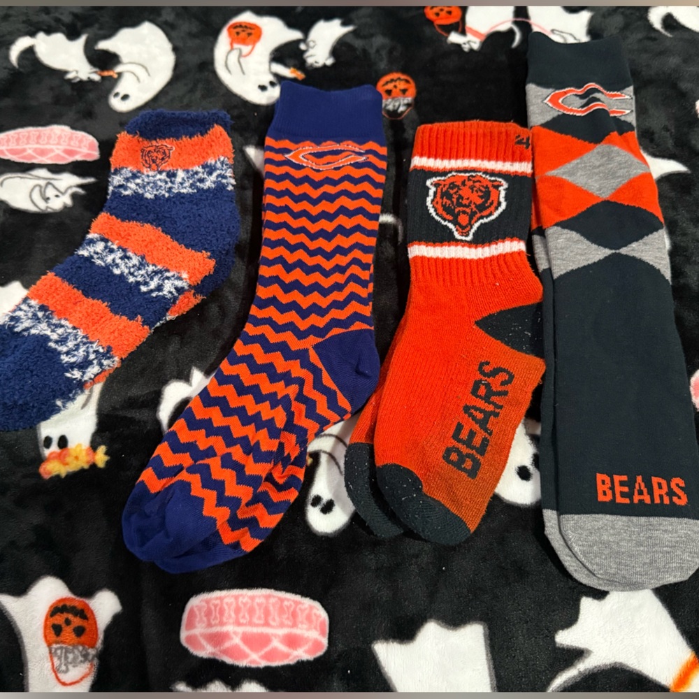 Fanatics Chicago Bears Women's Socks Set, New! Sock size 5-11